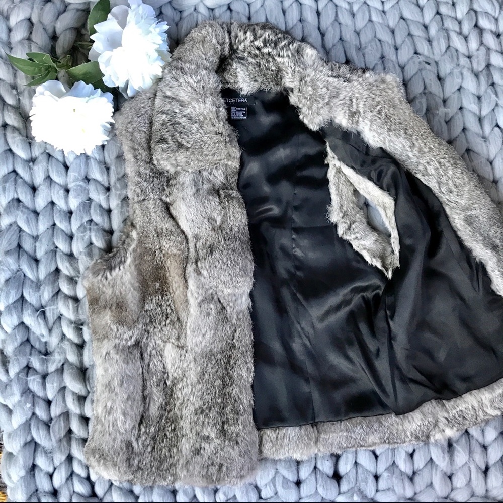 Rabbit Fur Vest • Etcetera by Carlisle - Picture 3 of 9